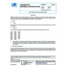 SAE AMS2771F Heat Treatment of Aluminum Alloy Castings : 2017