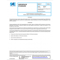 SAE AS9101G (R) REQUIREMENTS FOR CONDUCTING AUDITS OF AVIATION, SPACE, AND DEFENSE QUALITY MANAGEMENT SYSTEMS : 2022