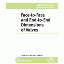 ASME B16.10 Face-to-Face and End-to End Dimensions of Valves, 2022